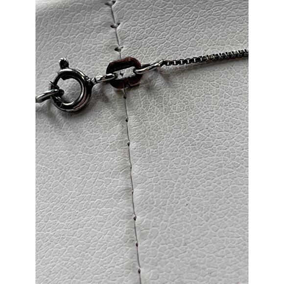 Sterling silver 925K Thai Turquoise‎ Polished Marcasite Heart Pendant Necklace - Picture 16 of 16